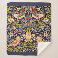 Art floral Nouveau de voleur de fraise de William