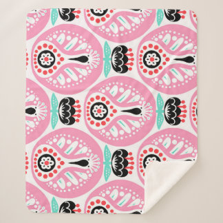 Couverture Sherpa Art populaire scandinave : Nordic Seamless.