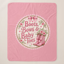 Assiettes en papier pour Baby Shower Cowgirl Rose
