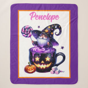 Couverture Sherpa Assistant Halloween en Citrouille Mug Lollipop Mag