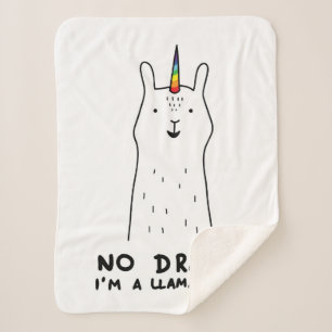 Couverture Sherpa Aucun drame je suis un Llamacorn
