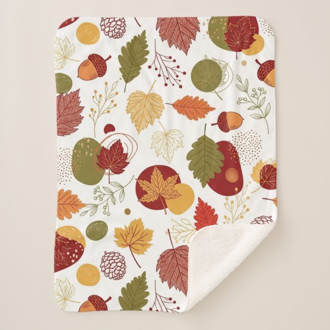 Couverture Sherpa Autumn Glow, Gentle Slow (Devant)