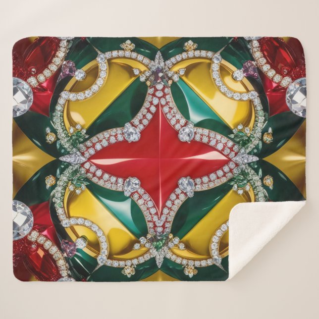 Couverture Sherpa avec design aux couleurs de Los  (Devant (Horizontal))