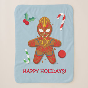 Couverture Sherpa Avengers Saisonniers Cookie de Captain Marvel