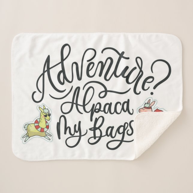 Couverture Sherpa Aventure ? Alpaga mes sacs (Devant (Horizontal))
