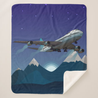 Couverture Sherpa Avion. Jumbo jet.
