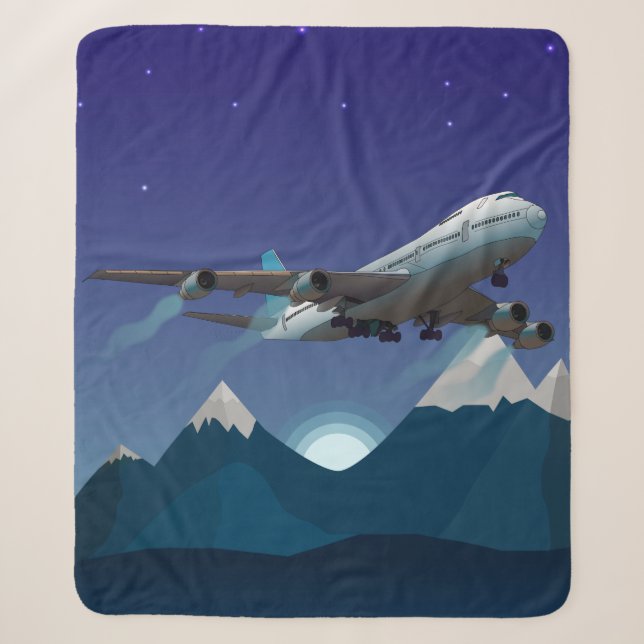 Couverture Sherpa Avion. Jumbo jet. (Devant)