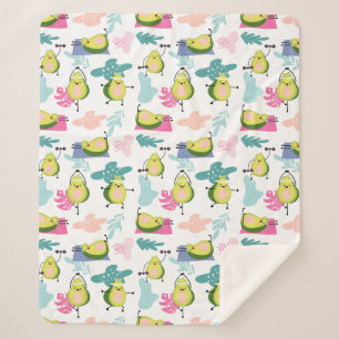 Couverture Sherpa Avocado Sherpa Blanket