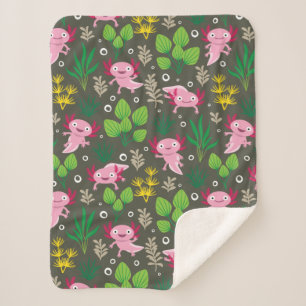 Couverture Sherpa Axolotl Sherpa Blanket