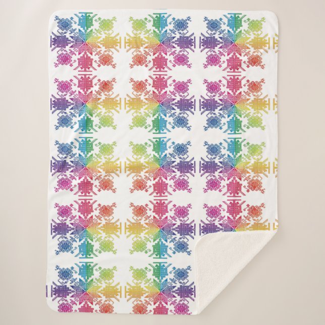 Couverture Sherpa Aztèque (Devant)