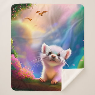 Couverture Sherpa Baby Ferret