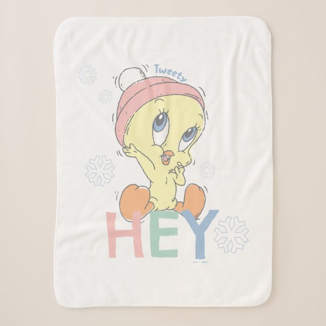Couverture Sherpa Baby TWEETY™ Hey Snow (Devant)