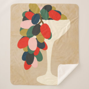 Couverture Sherpa Baie de raisins