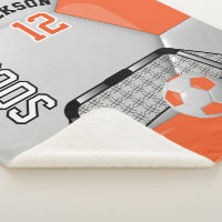 Balle de football orange et blanc avec DO-IT-YOURS