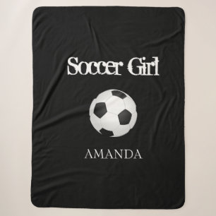 Couverture Sherpa Balle de soccer personnalisée Balle de soccer lanc