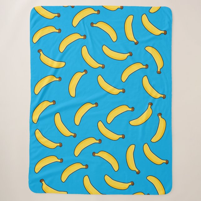 Couverture Sherpa Bananes (Devant)