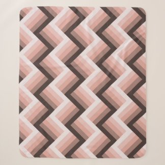 Couverture Sherpa Bande 3D moderne Abstraite en toute transparence