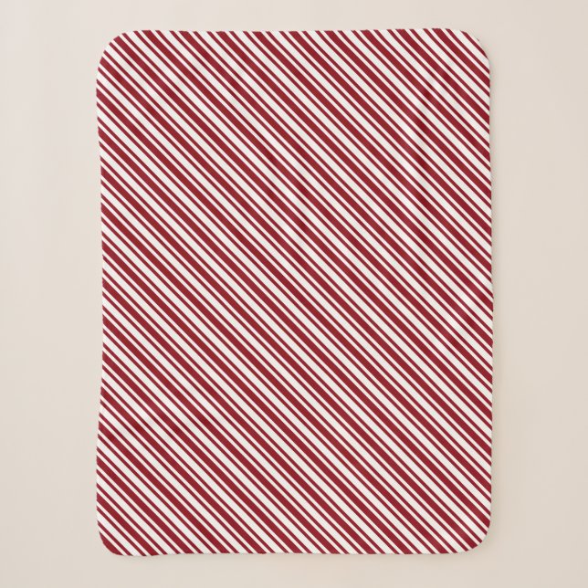 Couverture Sherpa Bande de Sucre de canne classique (Devant)