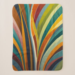 Couverture Sherpa Bandes dansantes en couleur