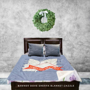 Couverture Sherpa Banner Dove
