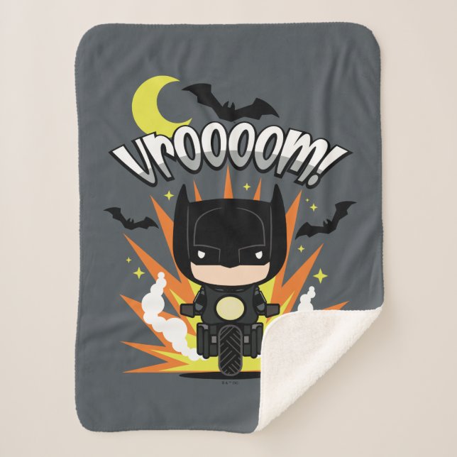 Couverture Sherpa Batcycle Chibi Batman (Devant)
