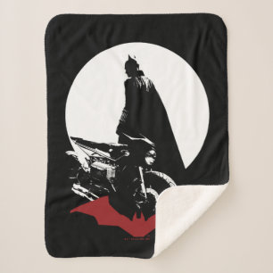 Couverture Sherpa Batman Motorcycle Silhouette