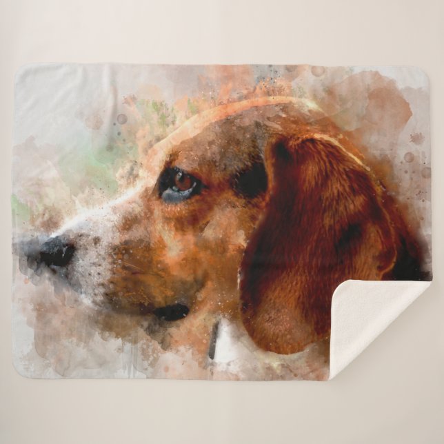 Couverture Sherpa Beagle (Devant (Horizontal))
