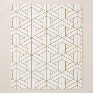 Couverture Sherpa Beau motif sans Seamless shoji kumiko japonaise,