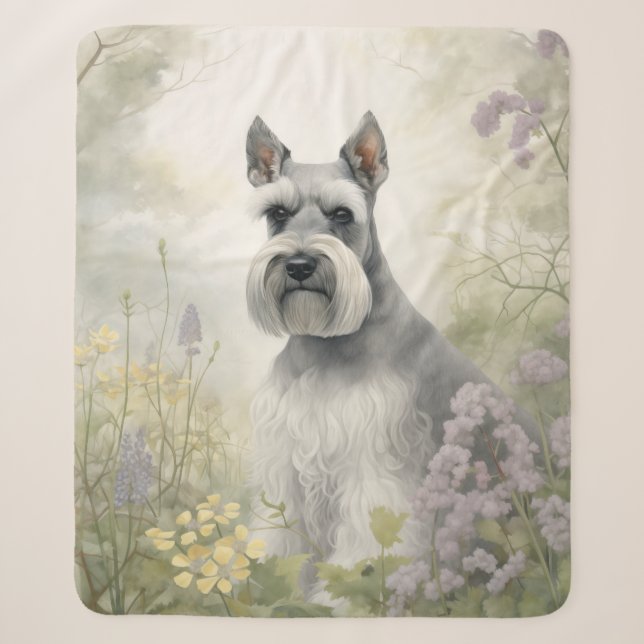 Couverture Sherpa Beau Schnauzer (Devant)