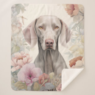 Couverture Sherpa Beau Weimaraner