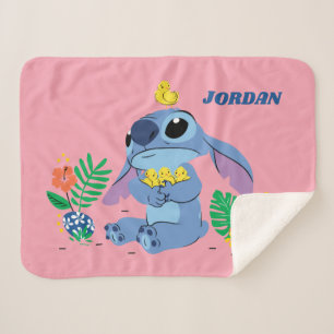 Couverture Sherpa Bébés de Pâques en étincelles