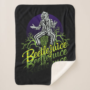 Couverture Sherpa Beetlejus   Assis sur une pierre tombale
