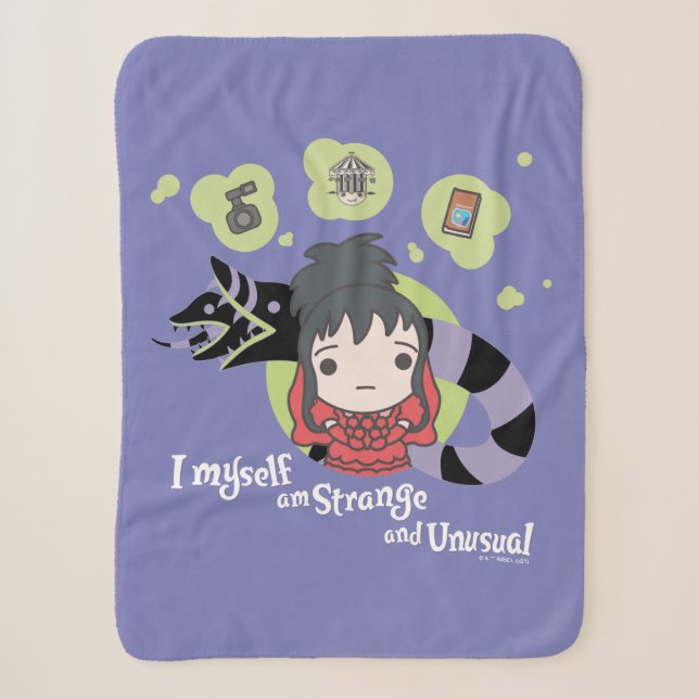 Couverture Sherpa Beetlejus | Chibi Lydia "Étrange et inhabituel" (Devant)