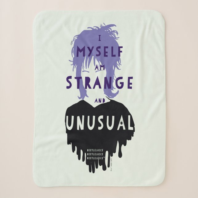 Couverture Sherpa Beetlejus | Lydia Graphisme "étrange et inhabituel (Devant)