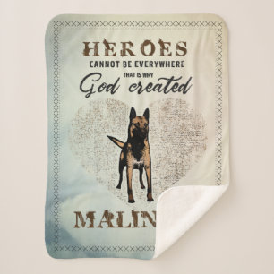 Couverture Sherpa Belge Malinois - berger belge - Maligator