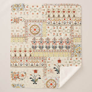 Couverture Sherpa Belle boughole florale sans parfum ethnique