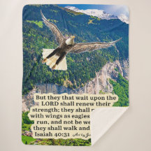 Belle Écriture d'aigle Isaïe 40:31