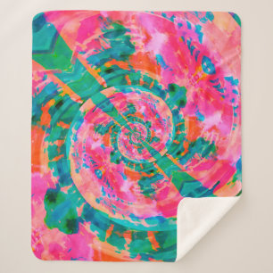 Couverture Sherpa belle peinture émotionnelle comme illustration abs