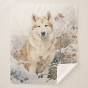 Couverture Sherpa Belle Sable Husky