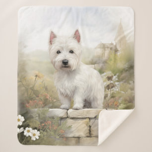Couverture Sherpa Belle Westie