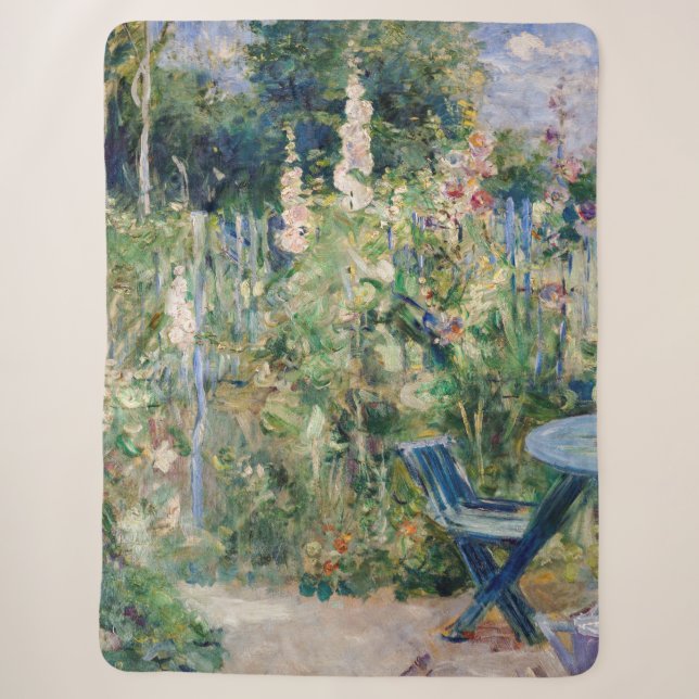 Couverture Sherpa Berthe Morisot - Tremieres Rose (Devant)