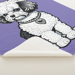 Couverture Sherpa Bichon Frise