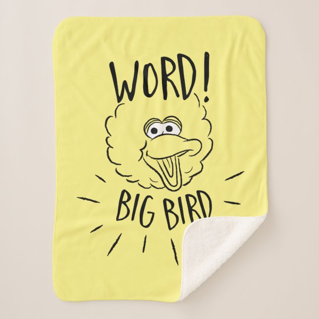 Couverture Sherpa Big Bird Skate Logo - Word! Big Bird (Devant)