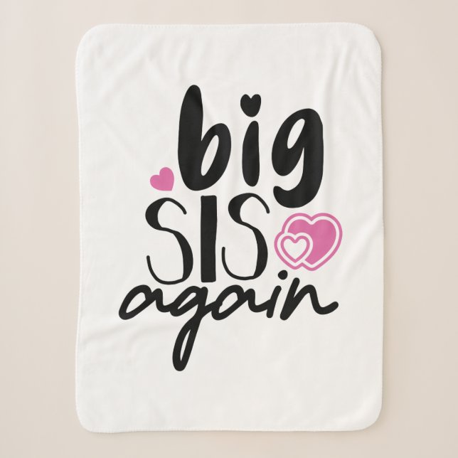 Couverture Sherpa Big Sis de nouveau (Devant)