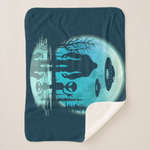 Couverture Sherpa Bigfoot Alien OVNI Divulgation Conspiration Don