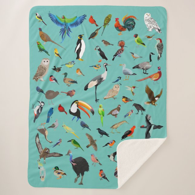 Couverture Sherpa Bird Blanky (Devant)