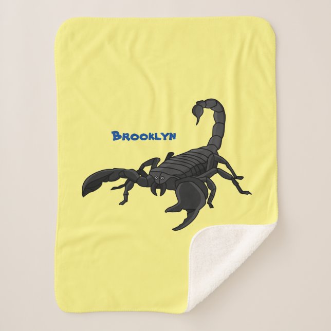 Couverture Sherpa Black hungry scorpion (Devant)