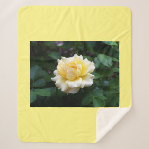 Couverture Sherpa Blanche Sherpa Rose Jaune