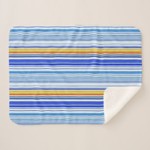 Couverture Sherpa Bleu