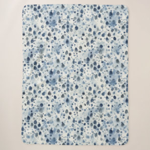 Couverture Sherpa Bleu de jour de pluie